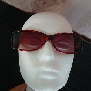 VINTAGE FOSSIL SUNGLASSES "TREASURE" BROWN TORTOISE SHELL PS3598